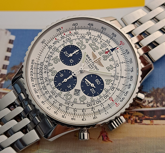 Breitling Navitimer Cosmonaute - 24 Hour Format Automatic Ref. A22322